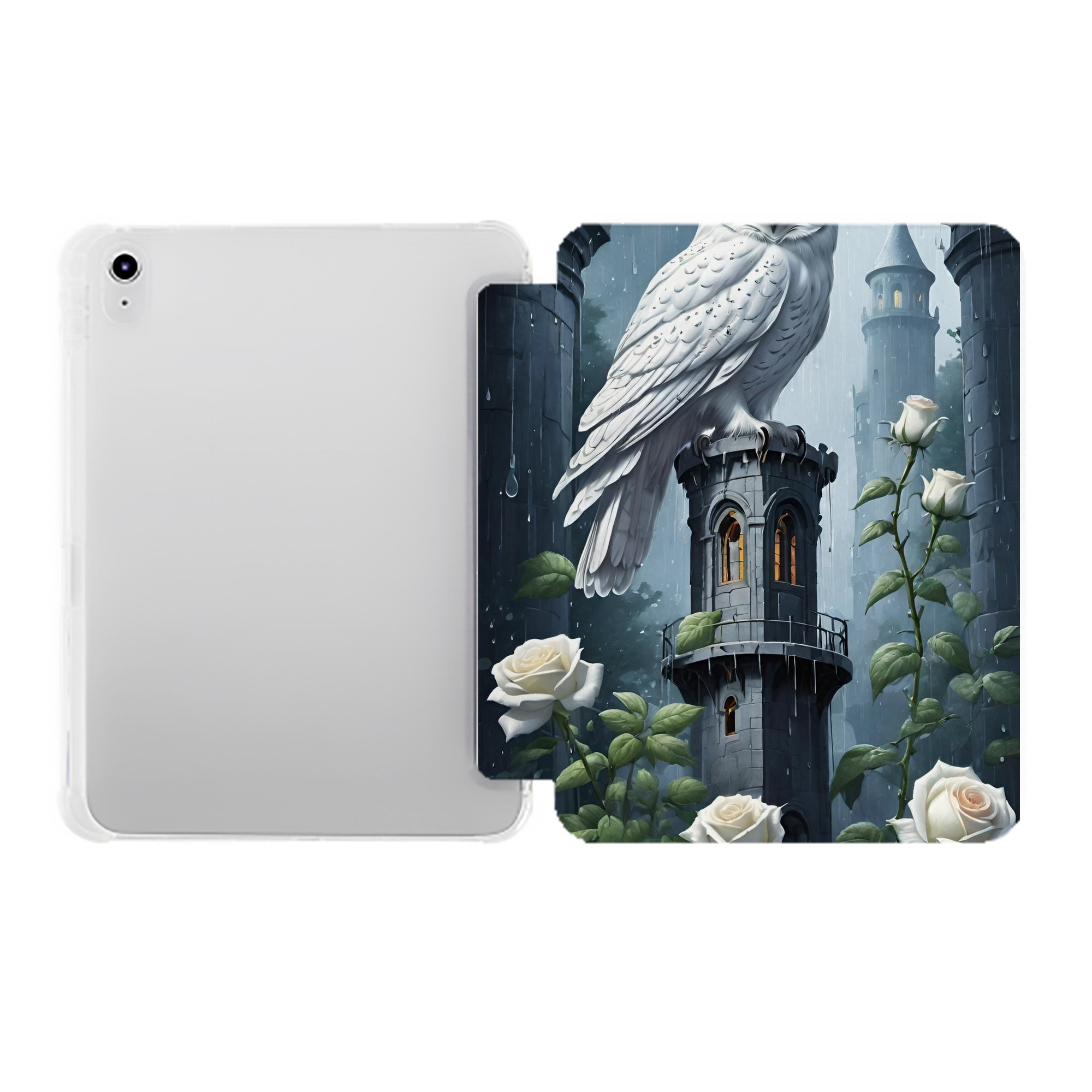 （画像用） Harry Potter ハリー・ポッターシリーズ IPad ケース ペン収納付き 三つ折りスタンド PUレザー×シリコン 対応機種9.5/10.5/10.9インチ